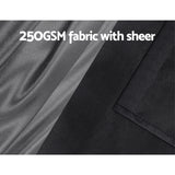 Artiss 2X 132x213cm Blockout Sheer Curtains
