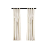 Artiss 2X 132x274cm Blockout Sheer Curtains