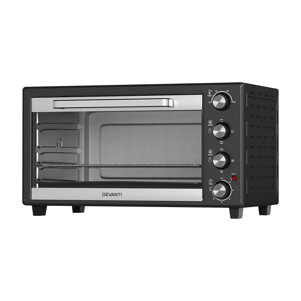 Devanti 60L Convection Oven Electric Fryer Ovens 2000W - Essence Home
