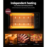 Devanti 60L Convection Oven Electric Fryer Ovens 2000W - Essence Home
