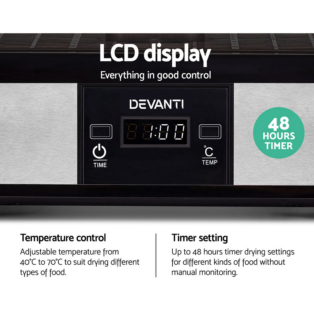Devanti 5 Trays Food Dehydrator - Essence Home