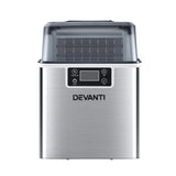 Devanti Ice Maker Machine Commercial Portable Ice Cube Tray Countertop 3.2L - Essence Home