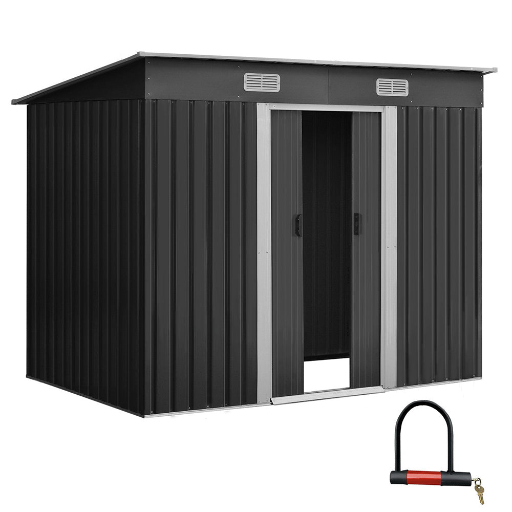 Garden Storage Shed With Sliding Door