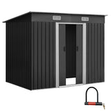 Garden Storage Shed With Sliding Door