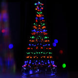 Solar LED Light Christmas Tree 2.1m 264 LED Xmas Tree Decor Multi Colour